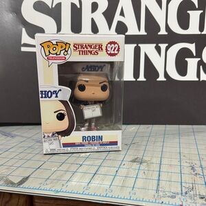 Funko Pop Stranger Things Robin Figure - Blue and White